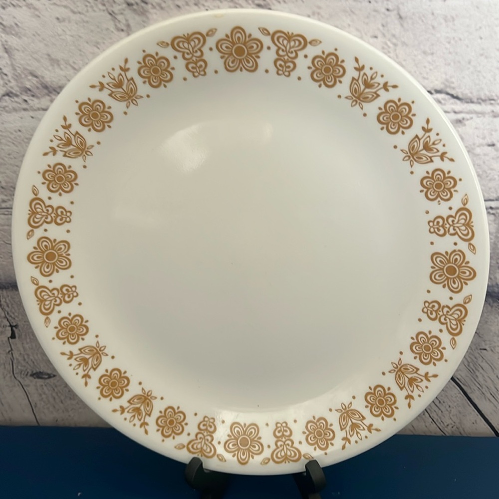1 Corelle Butterfly Gold  DINNER PLATE